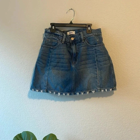 Just Black Dresses & Skirts - JBD Just Black Denim size Large denim mini